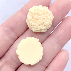 Dollhouse Instant Noodle Cabochons | Miniature Food Supplies | Kawaii Decoden Phone Case DIY (3 pcs / Round / 20mm)