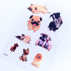 Dog Photography Clear Film Sheet for UV Resin Craft | Animal Embellishments | Pet Jewellery DIY | Resin Fillers