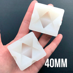 Merkaba Sacred Geometry Silicone Mold | 3D Merkabah Symbol Mould | Star Tetrahedron Mold | Spiritual Jewelry DIY | Resin Art