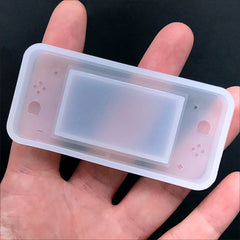 Handheld Game Console Silicone Mold | Game Controller Shaker Charm Mould | Kawaii Resin Jewelry DIY (68mm x 31mm)