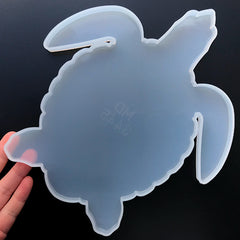 Big Sea Turtle Silicone Mold | Marine Life Mold | Resin Coaster Mould | Beach Decoration | Resin Crafts (192mm x 215mm)