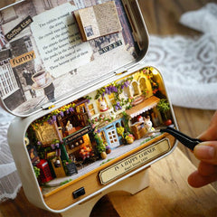 Box Theatre Miniature DIY Kit in 1:24 Scale | In a Happy Corner | Dollhouse Craft Supplies