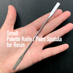 Small Palette Knife | Metal Paint Spatula for Resin Craft | Resin Mixing Tool | Nail Art Supplies (1 piece)