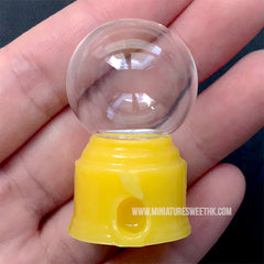 CLEARANCE Dollhouse Gashapon Vending Machine Base Silicone Mold | 3D Gumball Machine Mould | Miniature Craft Supplies (25mm x 20mm)