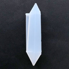 Pointed Crystal Shard Silicone Mold | Faceted Quartz Point Mould | UV Resin Jewellery DIY | Epoxy Resin Craft Supplies (24mm x 72mm)