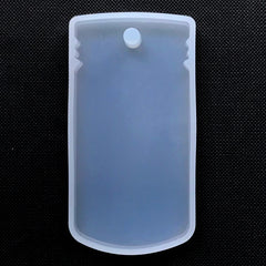 Mason Jar Silicone Mold | Resin Charm Making | Epoxy Resin Craft Supplies | Clear Mould for UV Resin (38mm x 75mm)