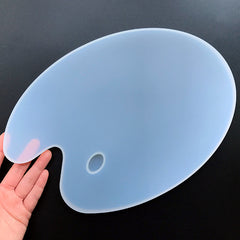 Painting Palette Silicone Mold | Acrylic Oil Paint Mixing Tray DIY | Resin Art Supplies (210mm x 292mm)