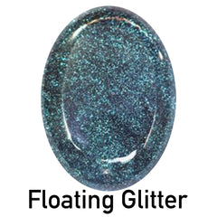 Iridescent Floating Glitter Powder for Resin Galaxy Effect | Resin Art Supplies | Bling Bling Embellishments (Green)