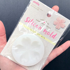 Big Sakura Silicone Mold | Cherry Blossom Clear Mold | Flower Embellishment Making | Resin Craft Supplies