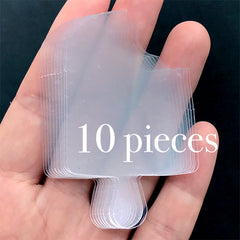 Drippy Popsicle Resin Shaker Cabochon Mold | Shake Shake Ice Cream Charm Silicone Mold | Kawaii Resin Craft Supplies (41mm x 64mm)