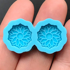 Tiny Flower Mold Flowers Cabochon DIY Fondant Mold Resin Clay