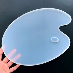 Painting Palette Silicone Mold | Acrylic Oil Paint Mixing Tray DIY | Resin Art Supplies (210mm x 292mm)