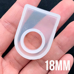 Diorama Statement Ring Silicone Mold | UV Resin Jewellery DIY | Epoxy Resin Art Supplies (Size 18mm)