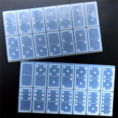 Domino Mold for Resin Casting Silicone Resin Molds Dominos 28 Cavities  Double