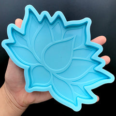 Lotus Coaster Silicone Mold | Make Your Own Resin Coaster | Floral Coaster DIY | Home Decoration Craft | Resin Art Supplies (131mm x 105mm)