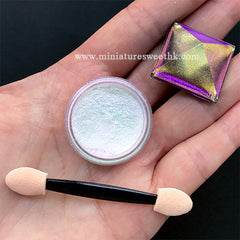 Chameleon Pigment Powder | Iridescent Pearl Glitter | Color Shifting Colorant | Resin Coloring (Magenta Gold / 0.5 gram)