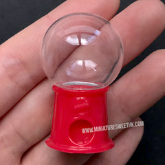 3D Dollhouse Gumball Machine Base Silicone Mold | Miniature Vending Machine Mould | Kawaii Resin Craft Supplies (22mm x 19mm)