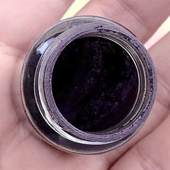 Pearlescence Pigment Powder | UV Resin Paint | Epoxy Resin Dye | Shimmery Pearl Colour (Purple Black / Dark Purple / 4-5 grams)