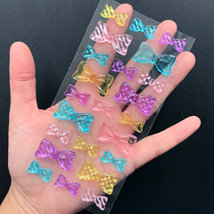 3D Bow Stickers | Cute Ribbon Sticker | Kawaii Deco Sticker | Cute Decoration Seal Sticker | Acrylic Resin Sticker