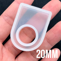 Diorama Resin Ring Mold | Statement Jewelry Silicone Mold | Epoxy Resin Jewellery Making | UV Resin Art Supplies (Size 20mm)