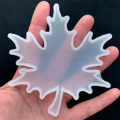 Large Maple Leaf Silicone Mold | Epoxy Resin Mould | Small Coaster Mold | UV Resin Art Supplies (86mm x 96mm)