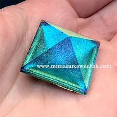 Iridescent Chameleon Pigment Powder | Shimmer Color Shifting Glitter | Resin Craft Supplies (Green Blue / 0.5 gram)