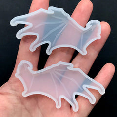 Bat Wings Silicone Mold (Set of 2) | Devil Wing Mould | Halloween Jewelry Making | Resin Crafts (67mm x 33mm)