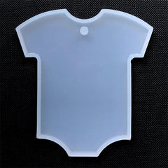Babysuit Silicone Mold | Baby Shirt Mold | Baby Shower Craft Supplies | Epoxy Resin Art | UV Resin Mould (68mm x 74mm)