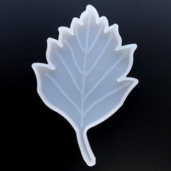 Birch Leaf Silicone Mold | Small Resin Coaster DIY | Home Decoration Craft | Resin Art Supplies (87mm x 132mm)