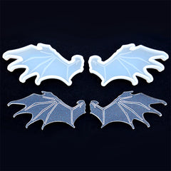 Bat Wings Silicone Mold (Set of 2) | Devil Wing Mould | Halloween Jewelry Making | Resin Crafts (67mm x 33mm)