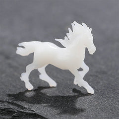 3D Horse Resin Inclusion | 3D Printed Animal Figurine for Resin Art | Filling Material for Resin Craft (1 piece / 19mm x 16mm)