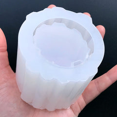 Crystal Shard Cluster Candle Holder Silicone Mold for Resin Art | Trinket Container DIY | Jewelry Box Making | Home Decor (67mm x 55mm)