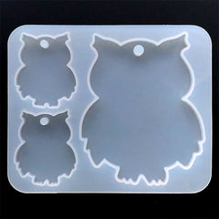 Owl Silicone Mold (3 Cavity) | Cute Bird Mold | Animal Charm DIY | Resin Jewelry Making | Resin Crafts