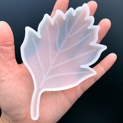 Birch Leaf Silicone Mold | Small Resin Coaster DIY | Home Decoration Craft | Resin Art Supplies (87mm x 132mm)