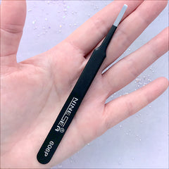 Flat Tweezers | Straight Tweezers | Rhinestone Picker Tool | Model Making Tool | Craft Supplies