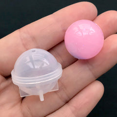 40mm Round Ball Silicone Mold | 3D Sphere Mold | Clear Mould for UV Resin |  Epoxy Resin Craft Supplies