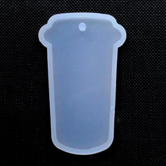 Coffee Cup Silicone Mold | UV Resin Jewelry Making | Epoxy Resin Mold Supplies | Drink Charm DIY (30mm x 50mm)