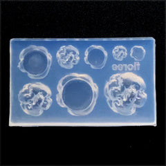 Dollhouse Cream Puff Silicone Mold (8 Cavity) | Miniature Profiterole Mould | Fake Mini Food DIY | Kawaii Craft Supplies (5mm to 14mm)