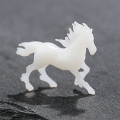 3D Printed Horse Figurine for Resin Art | 3D Animal Resin Inclusion | Resin Jewellery DIY (1 piece / 29mm x 25mm)