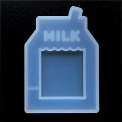 Milk Shaker Charm Mold | Kawaii Resin Shaker Mould | Epoxy Resin Silicone Mold | UV Resin Jewelry Making (44mm x 65mm)