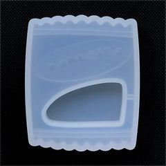 Konpeito Candy Bag Silicone Mold | Candy Wrapper Mould | Kawaii Resin Shaker Charm Making | Decoden Supplies (39mm x 47mm)