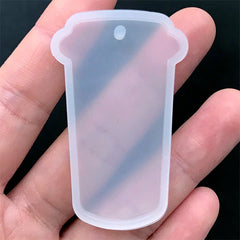 Coffee Cup Silicone Mold | UV Resin Jewelry Making | Epoxy Resin Mold Supplies | Drink Charm DIY (30mm x 50mm)