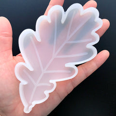 Oak Leaf Silicone Mold | Small Resin Coaster Making | Home Decor Craft Supplies | Resin Art (75mm x 128mm)