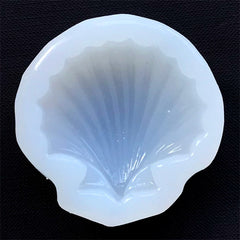 Large Seashell Silicone Mold | Marine Life Mold | Kawaii Resin Mould | Beach Decor | UV Resin Soft Mold (50mm x 48mm)