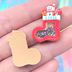 Christmas Silicone Mold (12 Cavity), Candy Stick Snowman Gift Box Pre, MiniatureSweet, Kawaii Resin Crafts, Decoden Cabochons Supplies