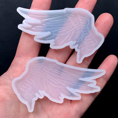 Angel Wings Silicone Mold (Set of 2) | Pegasus Wing Mould | Magical Girl Embellishment Mold | Resin Art Supplies (68mm x 37mm)