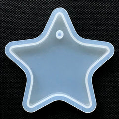 Big Star Charm Silicone Mold | Large Star Pendant Mould | UV Resin Jewelry Supplies | Epoxy Resin Mold (69mm x 66mm)