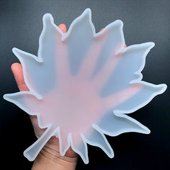Huge Maple Leaf Silicone Mold | Epoxy Resin Coaster DIY | Home Decoration | Resin Art Supplies (186mm x 197mm)