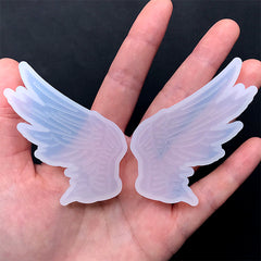 Angel Wings Silicone Mold (Set of 2) | Pegasus Wing Mould | Magical Girl Embellishment Mold | Resin Art Supplies (68mm x 37mm)