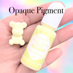 Pastel Resin Pigment in Solid Color | Opaque Epoxy Resin Paint | UV Resin Colorant | AB Resin Colouring Dye (Light Yellow / 10 grams)